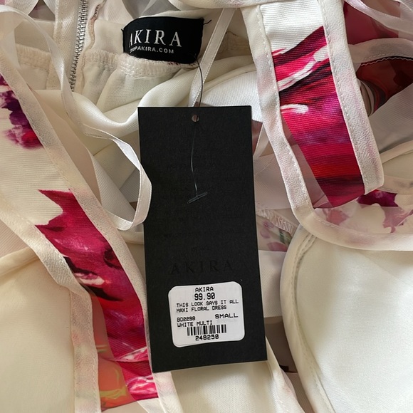 NEW AKIRA FLORAL MAXI DRESS, S - Picture 10 of 10